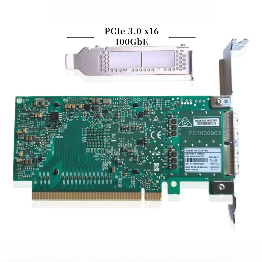 멜라녹스 MCX416A-CCAT ConnectX-4EN - 100Gbe Qsfp28 Network Card 리뷰 및 가격